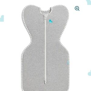 Love to dream Grey Stripe Trim Swaddle Sack